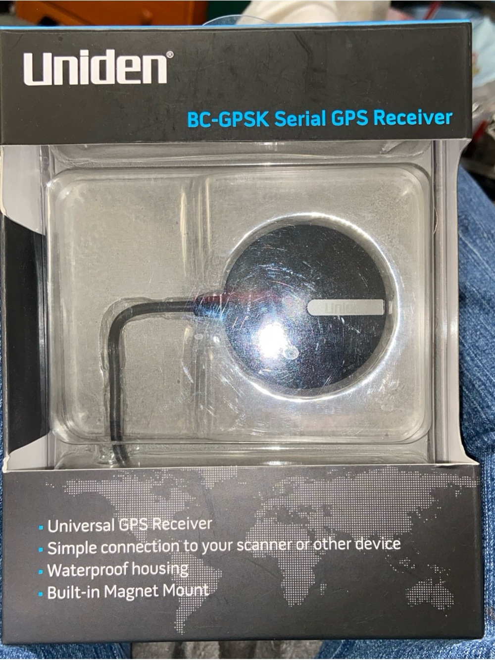 Uniden Black BC-GPSK Serial GPS Receiver - Universal Digital GPS Module